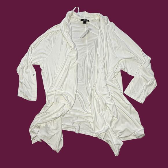 Lane Bryant White Cardigan Size 26/28 NWT - Picture 1 of 4